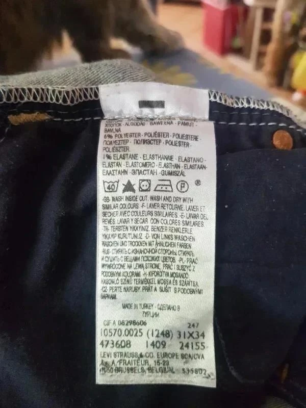 Short de mezclilla Levi Strauss talla 38 – photo 6